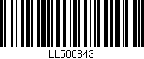 Código de barras (EAN, GTIN, SKU, ISBN): 'LL500843'