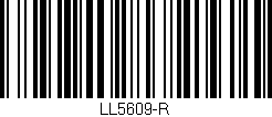 Código de barras (EAN, GTIN, SKU, ISBN): 'LL5609-R'