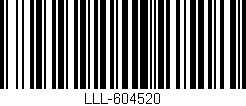 Código de barras (EAN, GTIN, SKU, ISBN): 'LLL-604520'