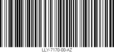 Código de barras (EAN, GTIN, SKU, ISBN): 'LLY-7170-00-AZ'