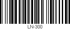 Código de barras (EAN, GTIN, SKU, ISBN): 'LN-300'