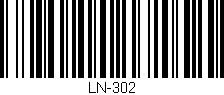 Código de barras (EAN, GTIN, SKU, ISBN): 'LN-302'