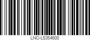 Código de barras (EAN, GTIN, SKU, ISBN): 'LNC-L5354600'