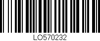 Código de barras (EAN, GTIN, SKU, ISBN): 'LO570232'