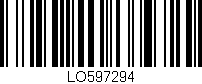 Código de barras (EAN, GTIN, SKU, ISBN): 'LO597294'