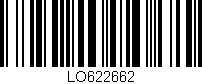 Código de barras (EAN, GTIN, SKU, ISBN): 'LO622662'