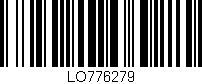 Código de barras (EAN, GTIN, SKU, ISBN): 'LO776279'
