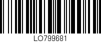 Código de barras (EAN, GTIN, SKU, ISBN): 'LO799681'