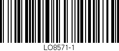 Código de barras (EAN, GTIN, SKU, ISBN): 'LO8571-1'
