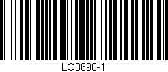 Código de barras (EAN, GTIN, SKU, ISBN): 'LO8690-1'