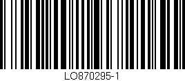Código de barras (EAN, GTIN, SKU, ISBN): 'LO870295-1'