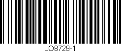 Código de barras (EAN, GTIN, SKU, ISBN): 'LO8729-1'