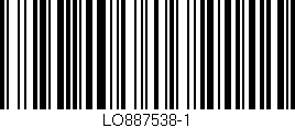 Código de barras (EAN, GTIN, SKU, ISBN): 'LO887538-1'