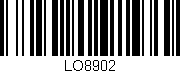 Código de barras (EAN, GTIN, SKU, ISBN): 'LO8902'