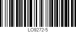 Código de barras (EAN, GTIN, SKU, ISBN): 'LO9272-5'