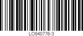 Código de barras (EAN, GTIN, SKU, ISBN): 'LO940776-3'