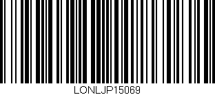 Código de barras (EAN, GTIN, SKU, ISBN): 'LONLJP15069'