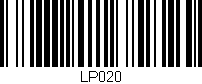 Código de barras (EAN, GTIN, SKU, ISBN): 'LP020'
