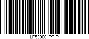 Código de barras (EAN, GTIN, SKU, ISBN): 'LP533001PT-P'
