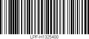 Código de barras (EAN, GTIN, SKU, ISBN): 'LPF-H1325400'