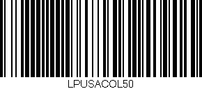 Código de barras (EAN, GTIN, SKU, ISBN): 'LPUSACOL50'