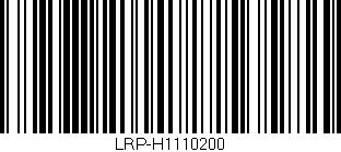 Código de barras (EAN, GTIN, SKU, ISBN): 'LRP-H1110200'