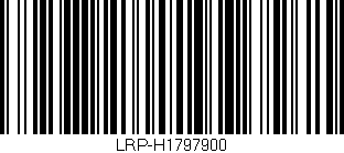 Código de barras (EAN, GTIN, SKU, ISBN): 'LRP-H1797900'