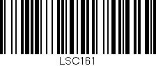 Código de barras (EAN, GTIN, SKU, ISBN): 'LSC161'