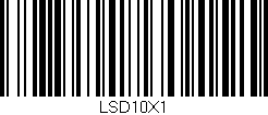 Código de barras (EAN, GTIN, SKU, ISBN): 'LSD10X1'