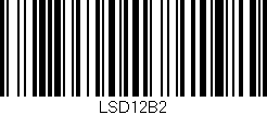 Código de barras (EAN, GTIN, SKU, ISBN): 'LSD12B2'