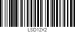 Código de barras (EAN, GTIN, SKU, ISBN): 'LSD12X2'