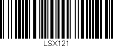 Código de barras (EAN, GTIN, SKU, ISBN): 'LSX121'