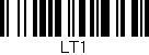 Código de barras (EAN, GTIN, SKU, ISBN): 'LT1'
