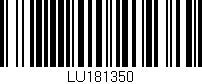 Código de barras (EAN, GTIN, SKU, ISBN): 'LU181350'