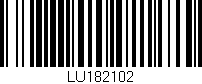 Código de barras (EAN, GTIN, SKU, ISBN): 'LU182102'