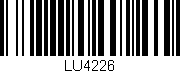 Código de barras (EAN, GTIN, SKU, ISBN): 'LU4226'