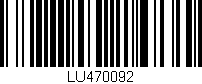 Código de barras (EAN, GTIN, SKU, ISBN): 'LU470092'
