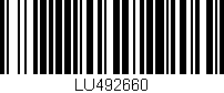 Código de barras (EAN, GTIN, SKU, ISBN): 'LU492660'