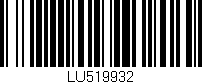 Código de barras (EAN, GTIN, SKU, ISBN): 'LU519932'