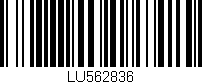 Código de barras (EAN, GTIN, SKU, ISBN): 'LU562836'