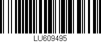 Código de barras (EAN, GTIN, SKU, ISBN): 'LU609495'