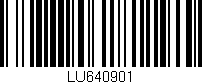 Código de barras (EAN, GTIN, SKU, ISBN): 'LU640901'