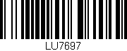 Código de barras (EAN, GTIN, SKU, ISBN): 'LU7697'