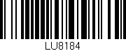 Código de barras (EAN, GTIN, SKU, ISBN): 'LU8184'