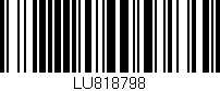 Código de barras (EAN, GTIN, SKU, ISBN): 'LU818798'
