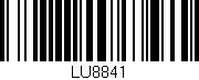 Código de barras (EAN, GTIN, SKU, ISBN): 'LU8841'
