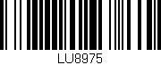 Código de barras (EAN, GTIN, SKU, ISBN): 'LU8975'