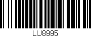 Código de barras (EAN, GTIN, SKU, ISBN): 'LU8995'