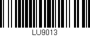 Código de barras (EAN, GTIN, SKU, ISBN): 'LU9013'