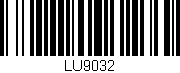 Código de barras (EAN, GTIN, SKU, ISBN): 'LU9032'